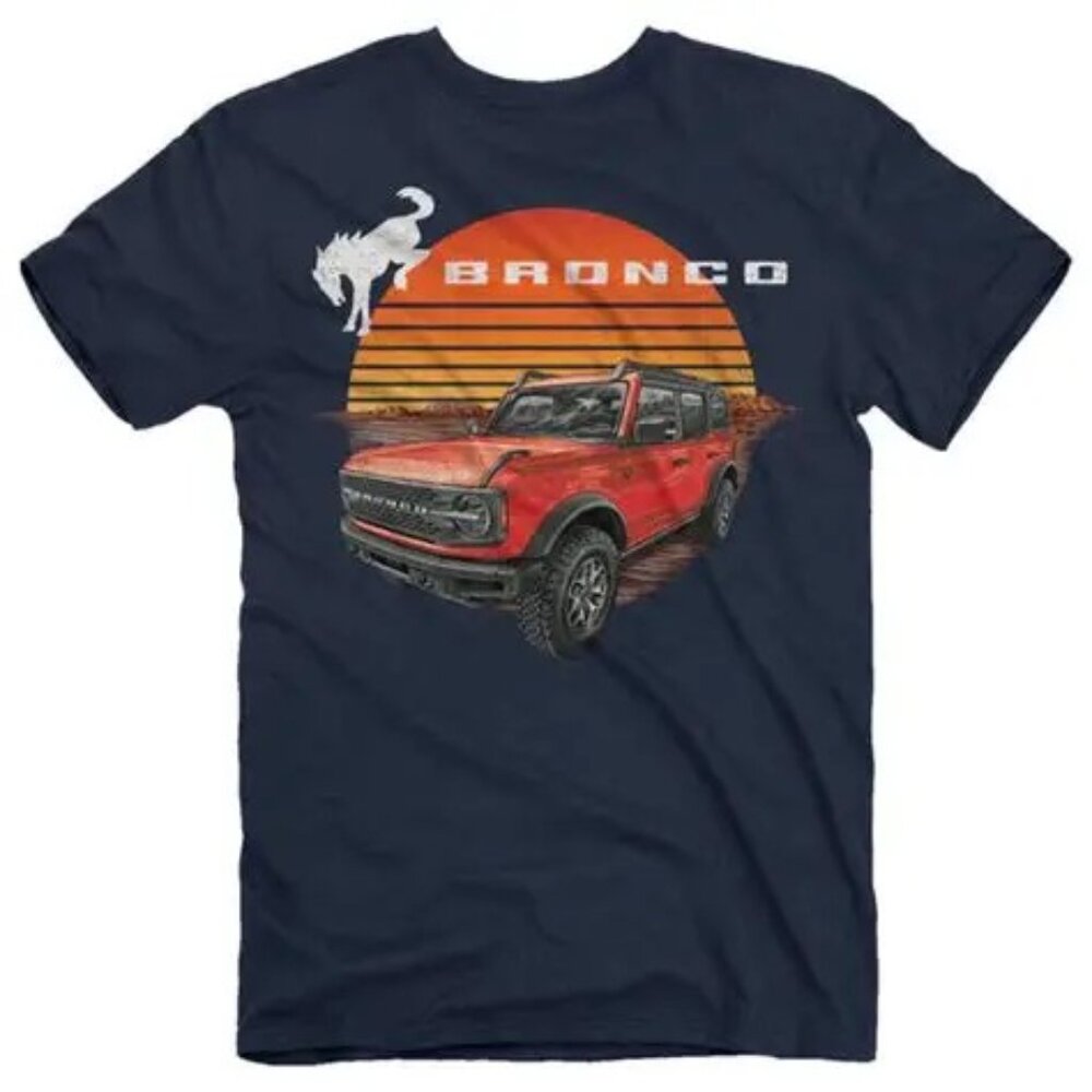 NWT Jedco Ford Bronco SS T-Shirt- Desert Stripe